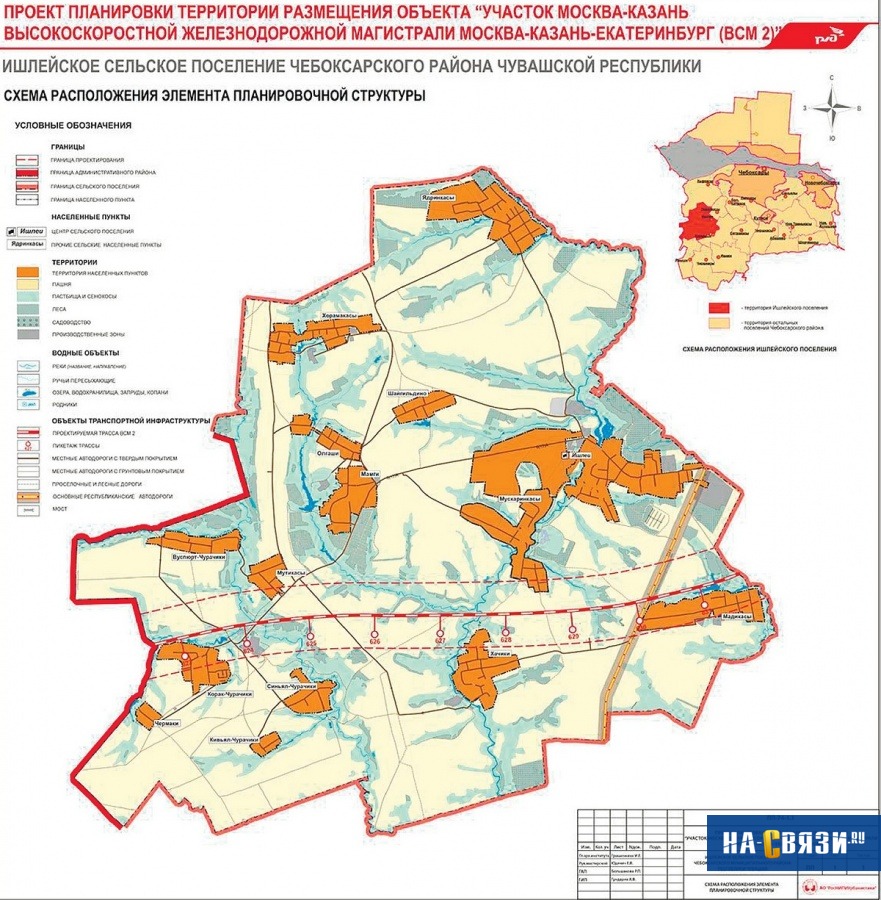 Карта марпосадского района