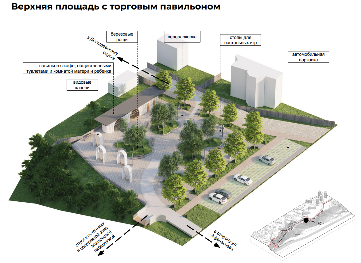 На публичные слушания вынесут проект верхней набережной от СИЗО до Амазонии