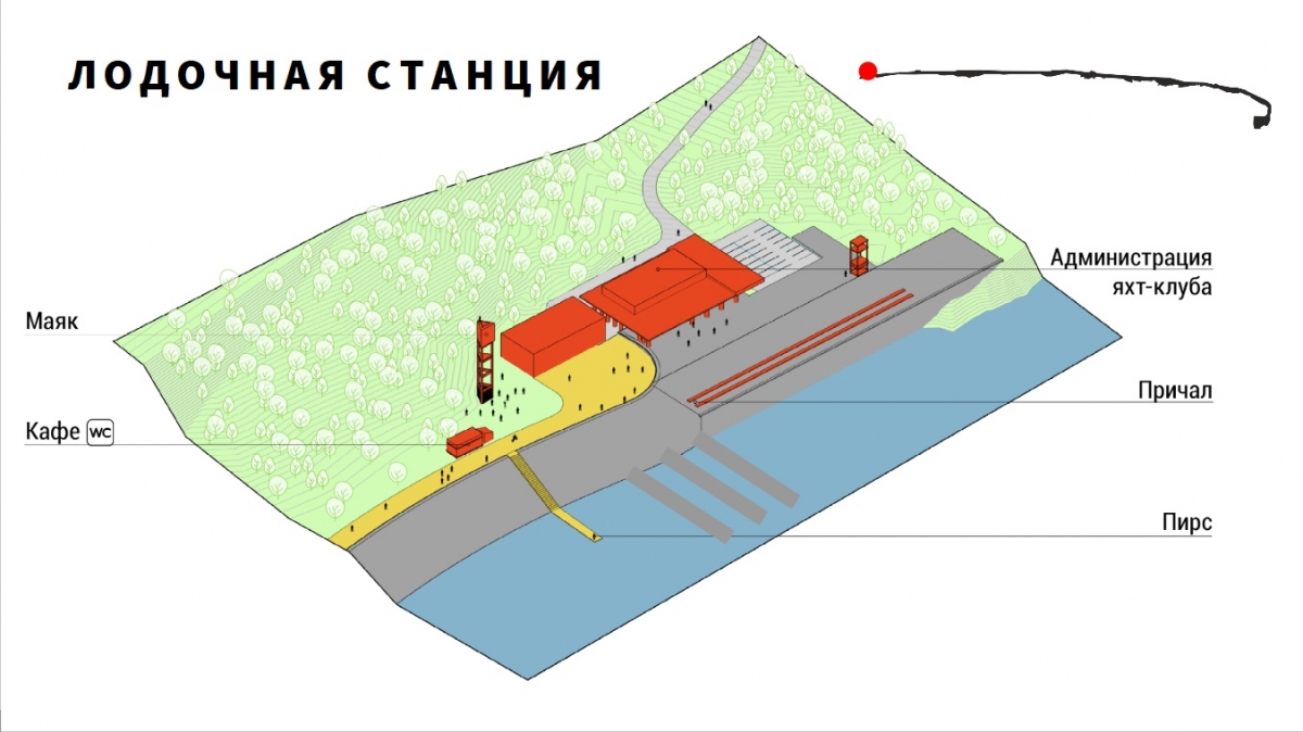 Карта лодочная станция