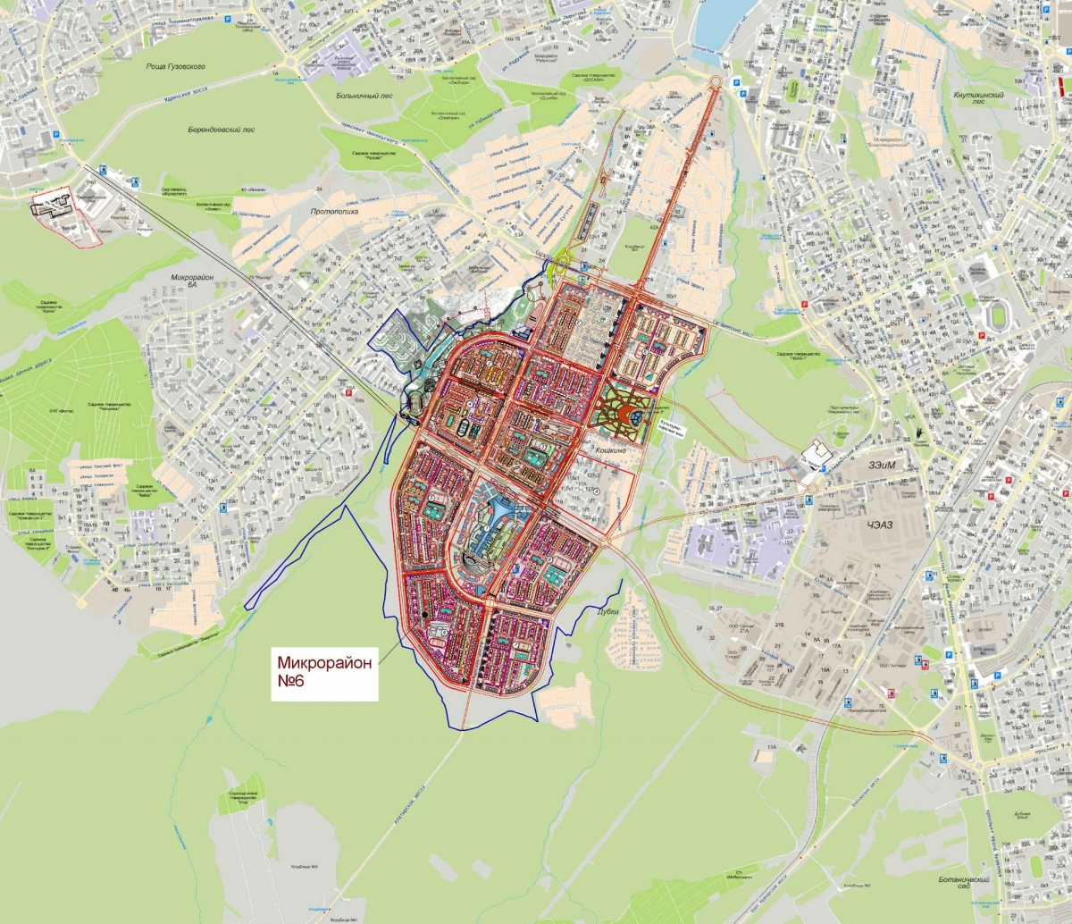 Садовый район чебоксары план застройки