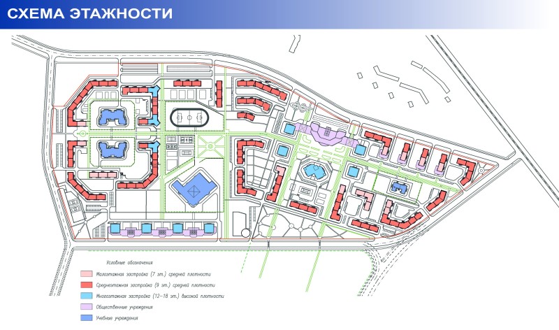 План застройки микрорайон губернский