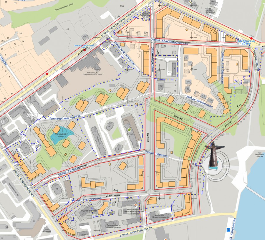 План застройки 15 микрорайона ярославль