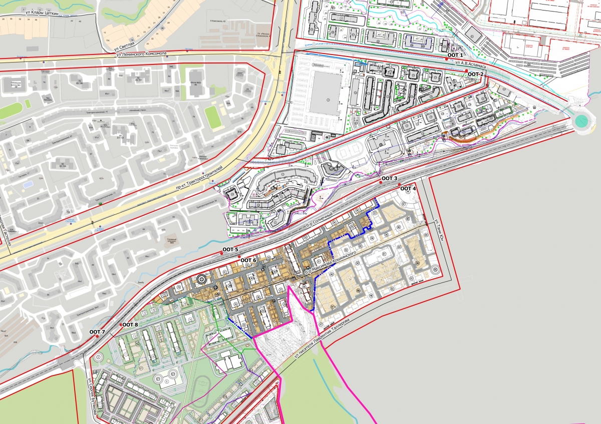 Схема застройки солнечного екатеринбург